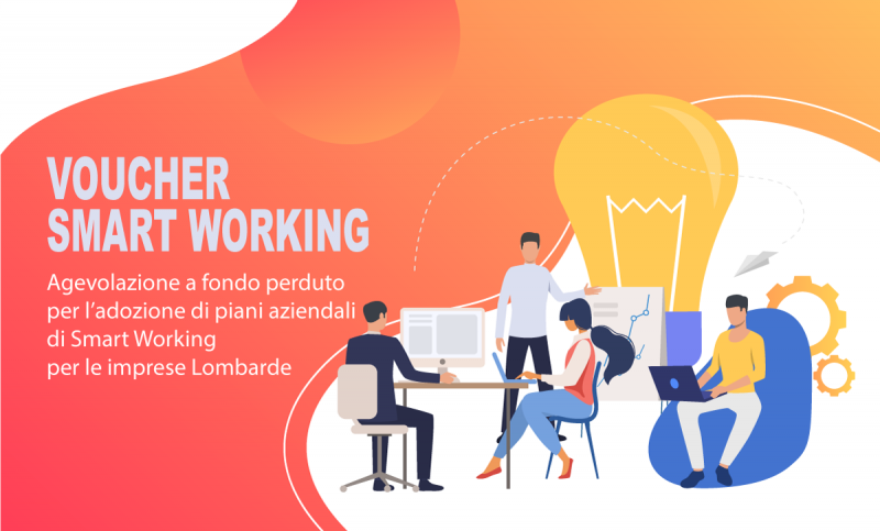 Agevolazione a fondo perduto per l’adozione di piani aziendali di Smart Working per le imprese Lombarde